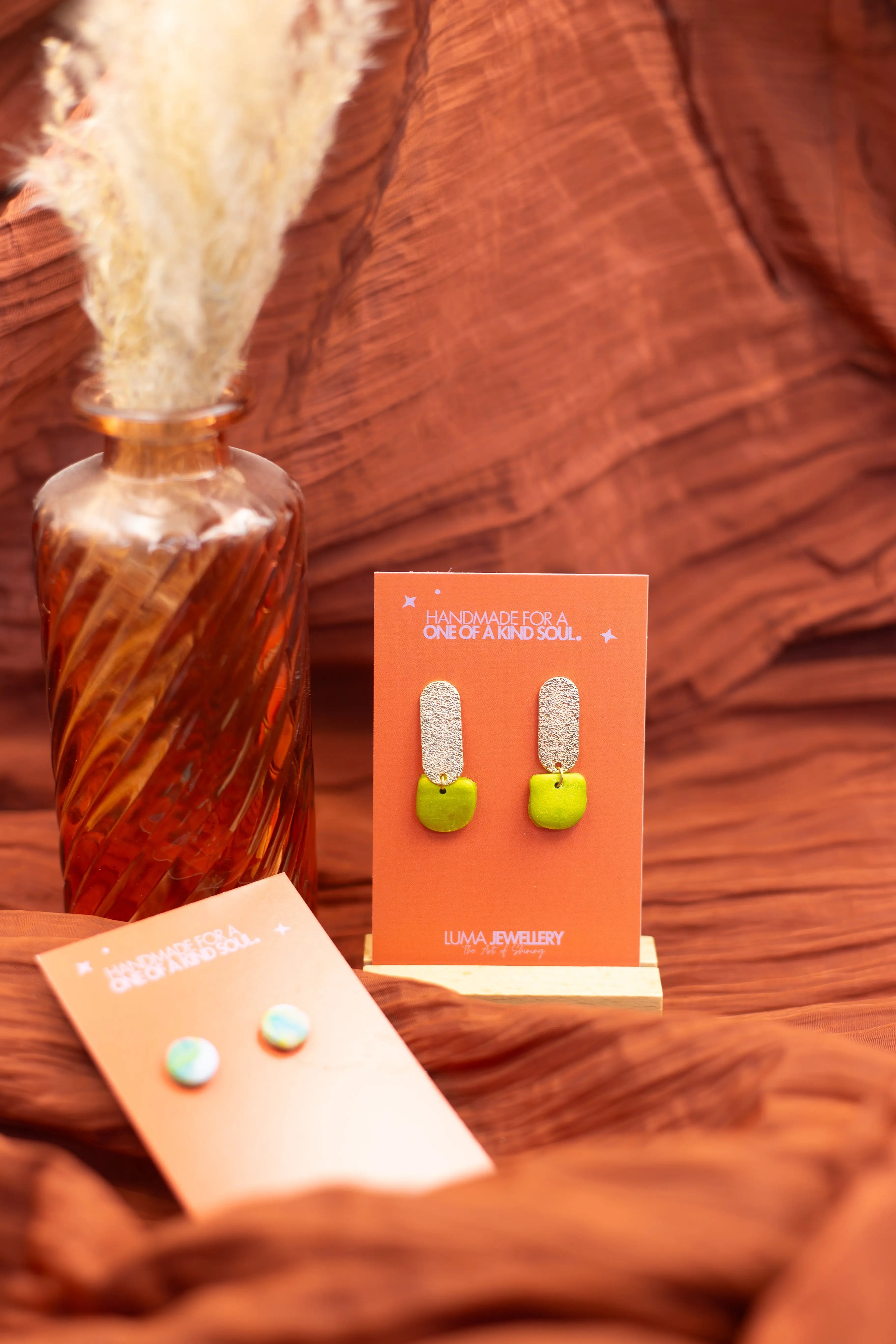 One-of-a-kind-collection-Statement-Oorbellen-Handgemaakt-RVS Luma Jewellery