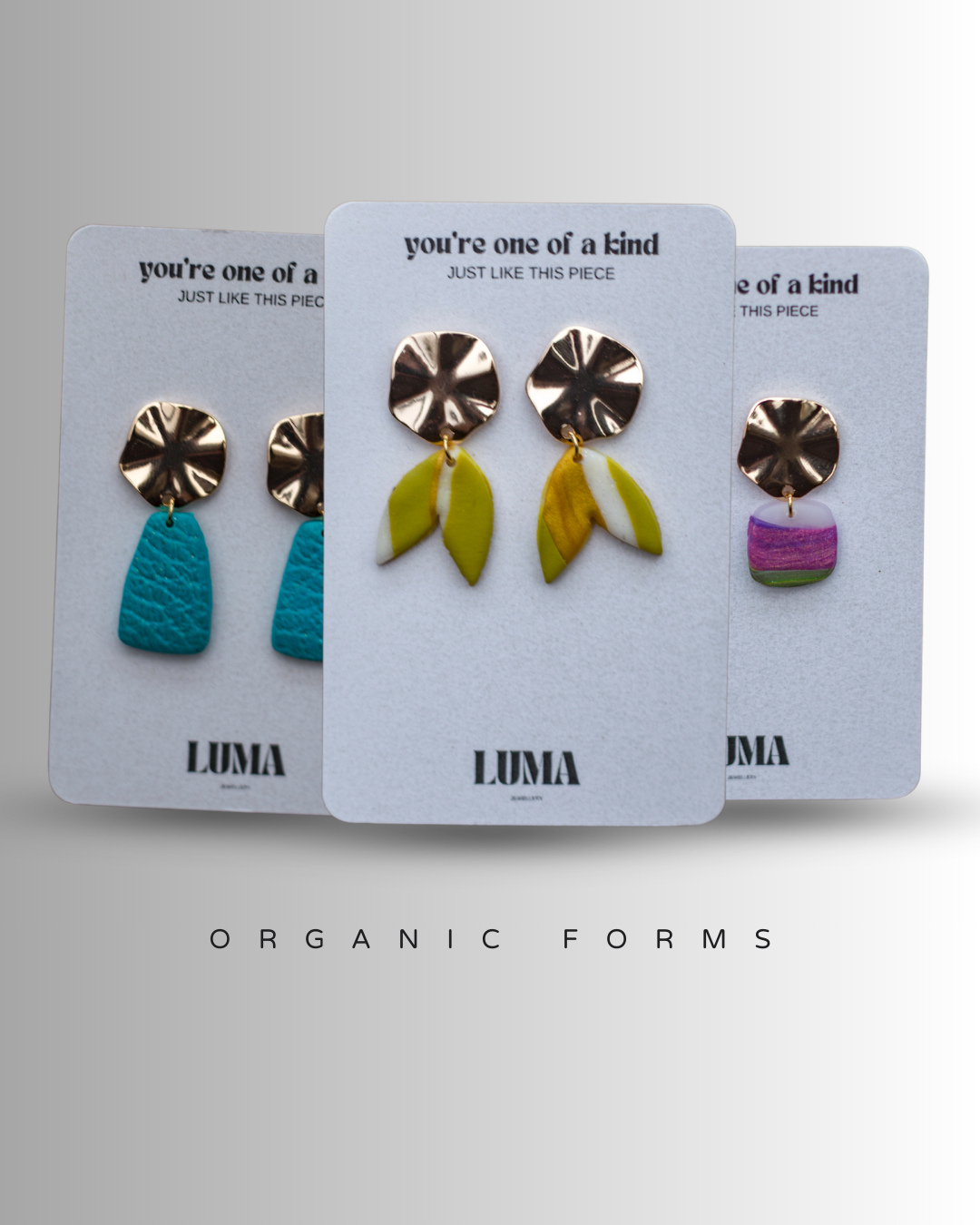 Organic-Forms-Collection-Statement-oorbellen-Handgemaakt-RVS Luma Jewellery