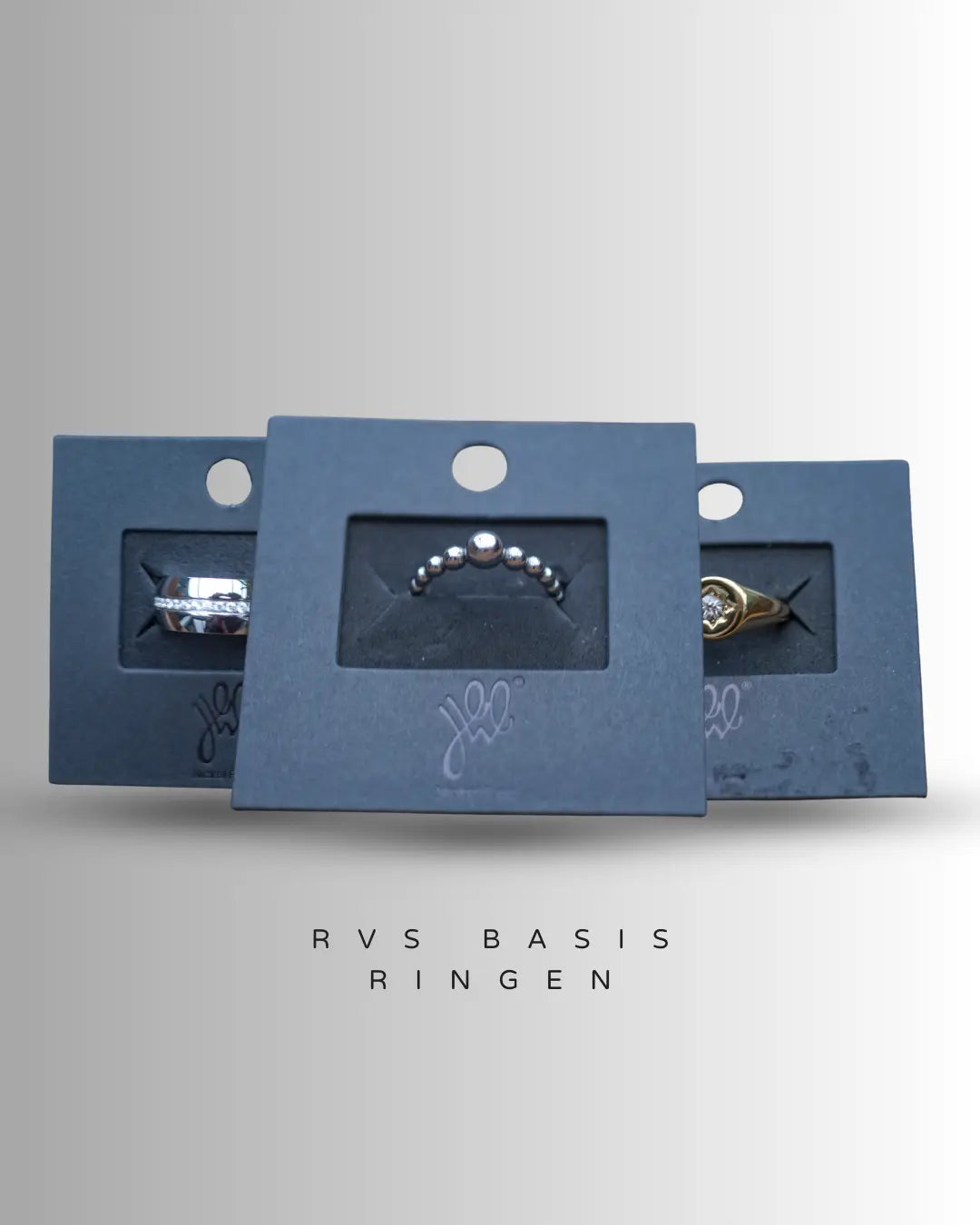 RVS-Basis-ringen Luma Jewellery