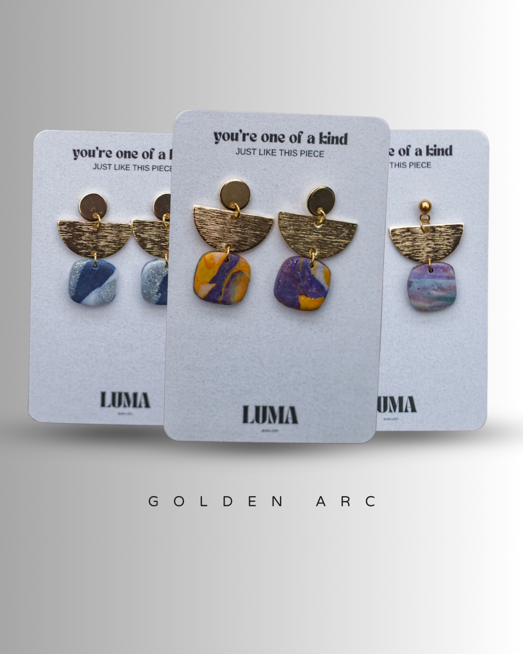 Golden Arc Collection - Luma Jewellery