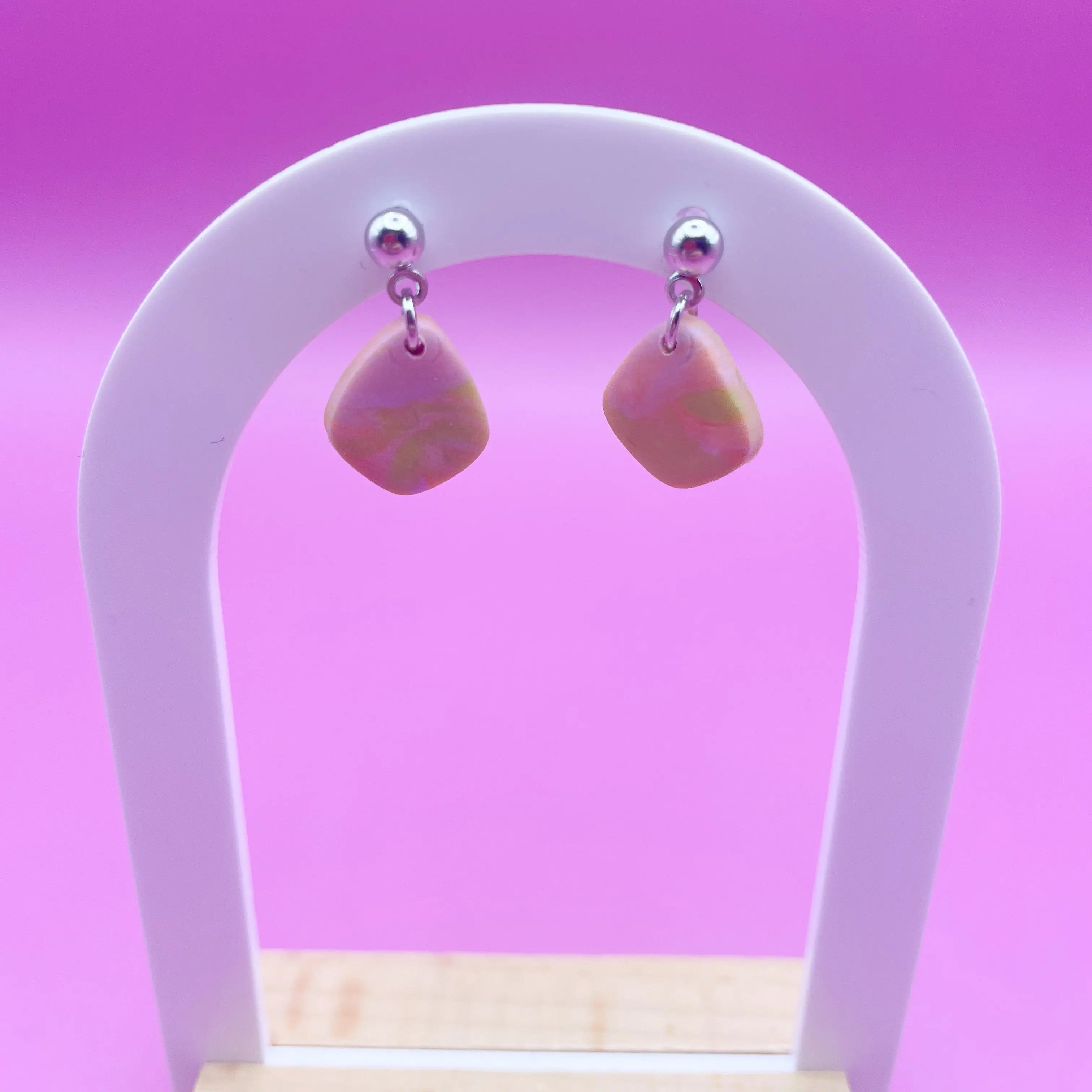 Organic forms - Limited edition oorbellen - RVS Luma Jewellery