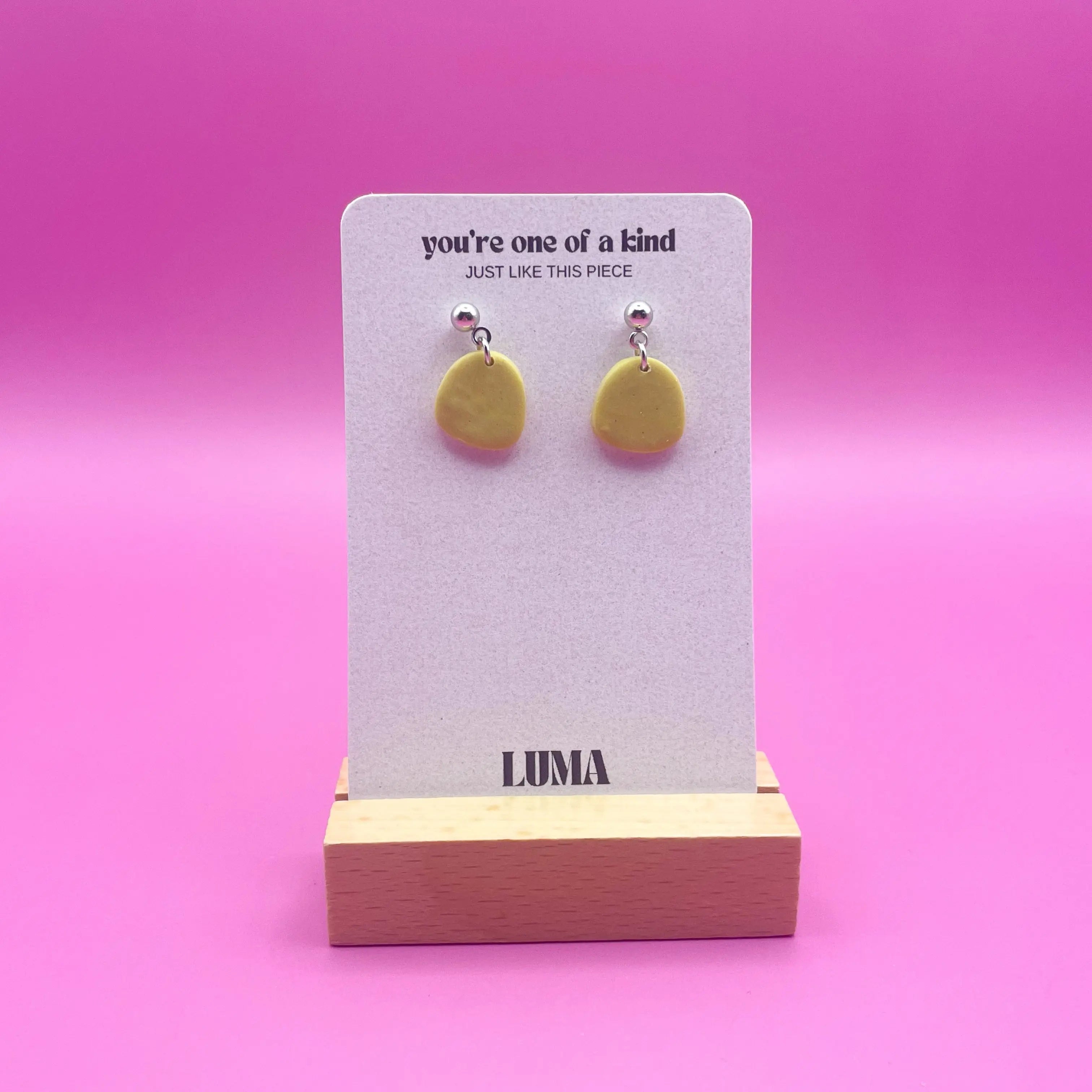 Organic forms - Limited edition oorbellen - RVS Luma Jewellery