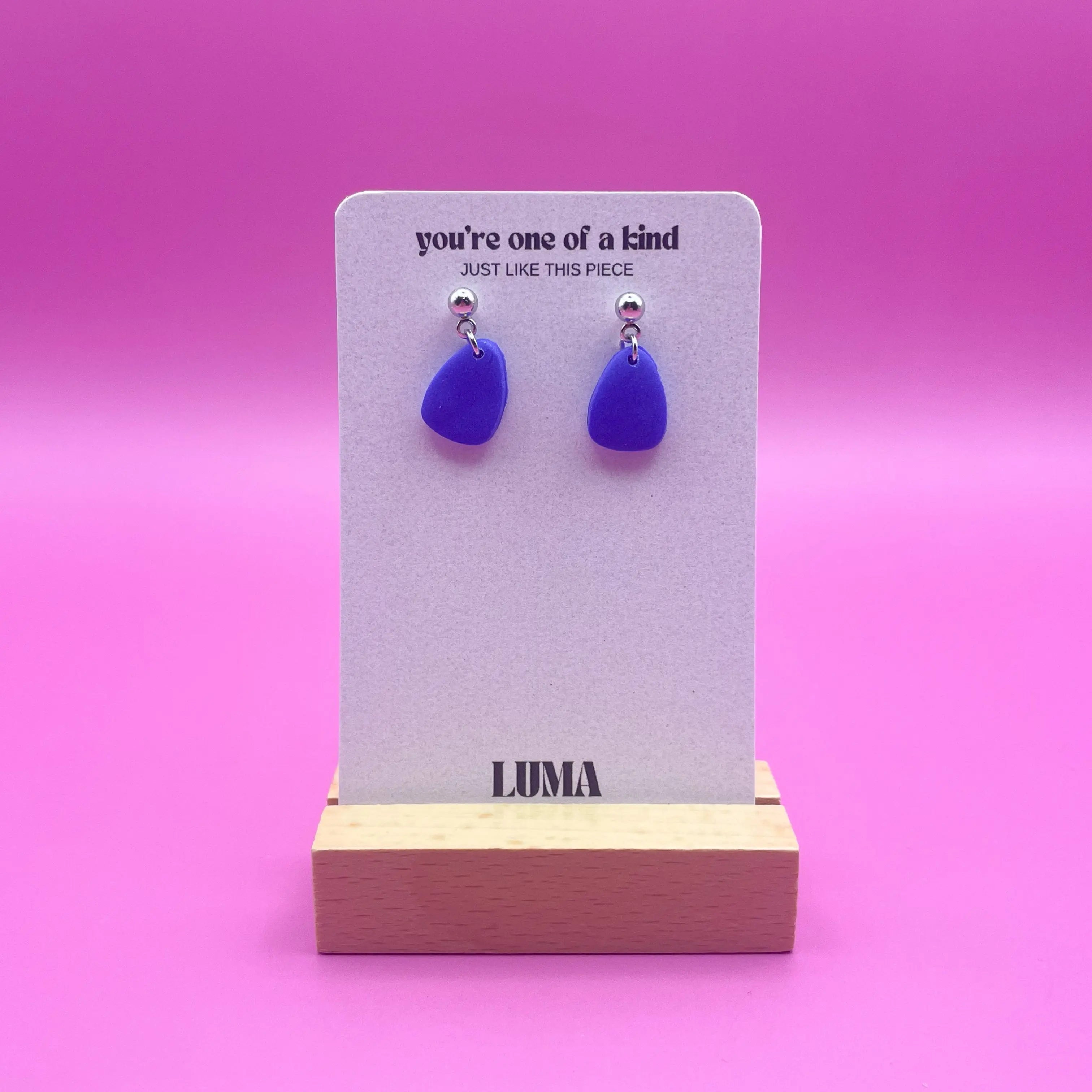 Organic forms - Special edition oorbellen - RVS Luma Jewellery