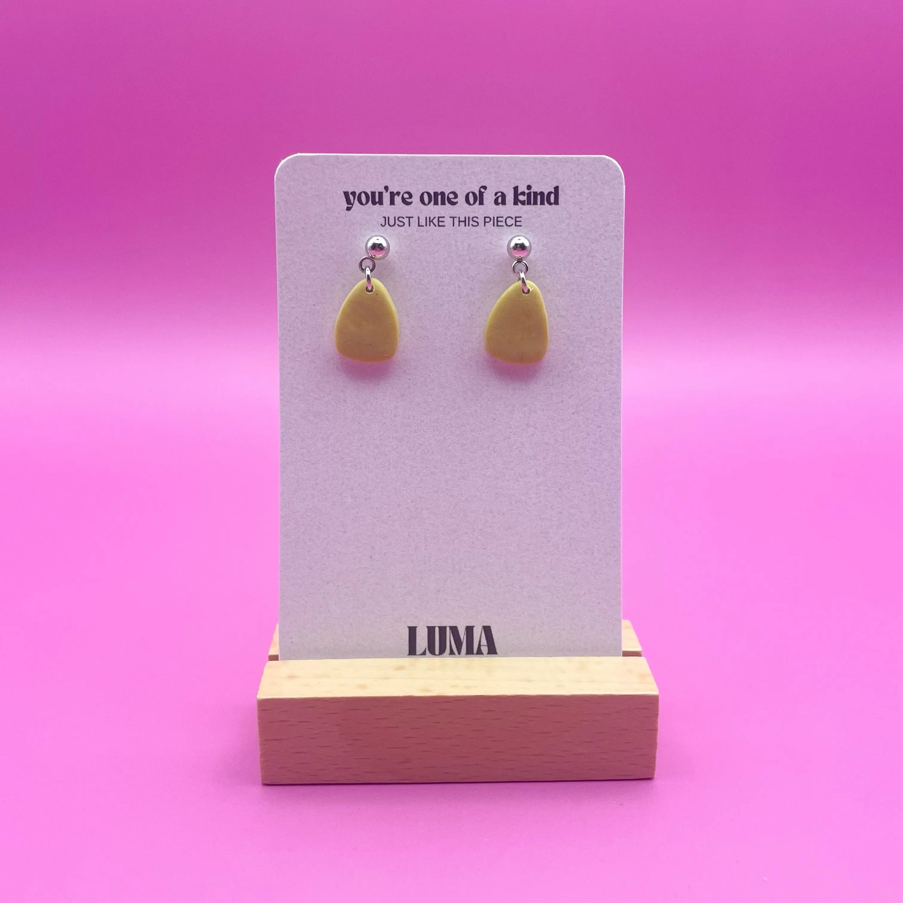 Organic forms - Limited edition oorbellen - RVS Luma Jewellery