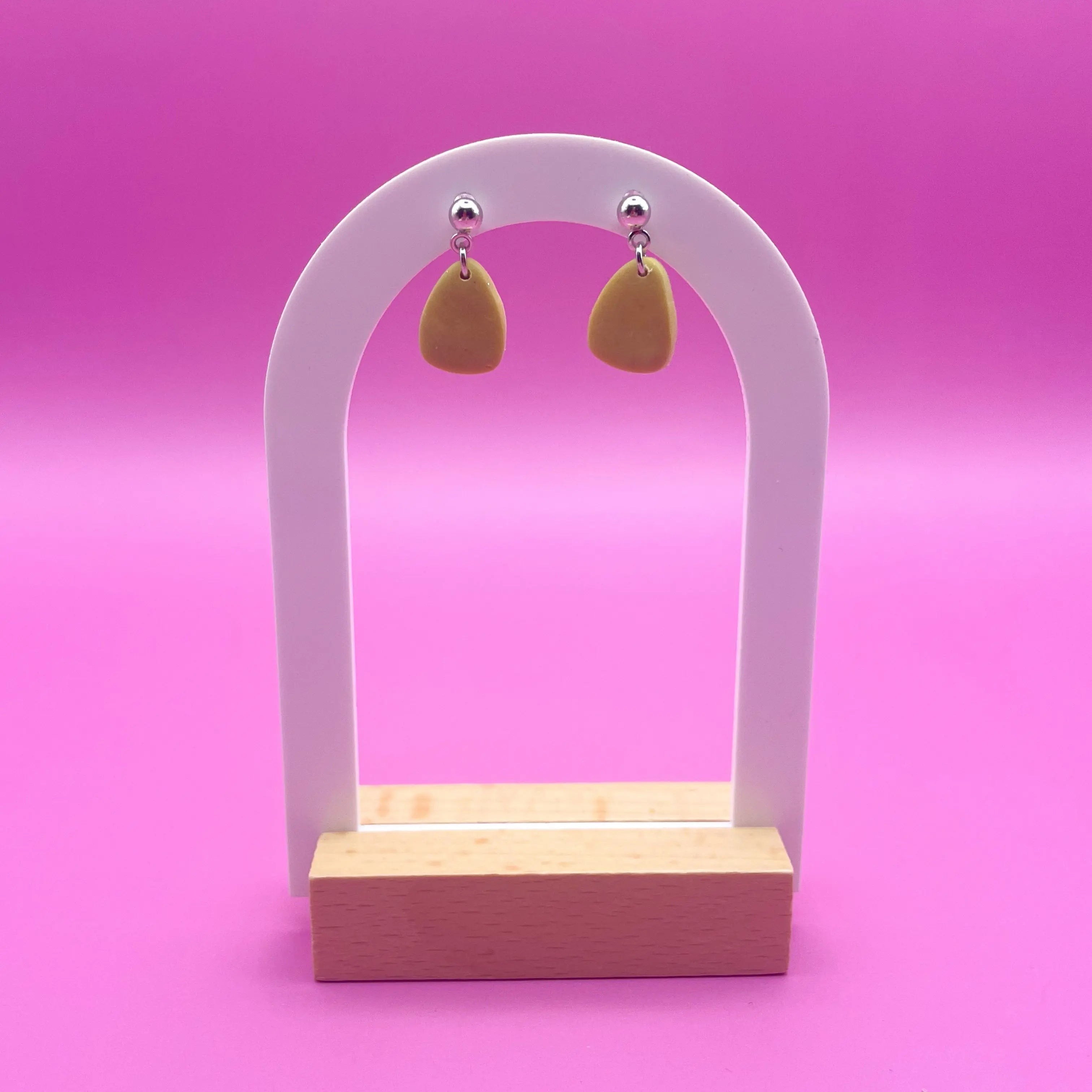 Organic forms - Limited edition oorbellen - RVS Luma Jewellery