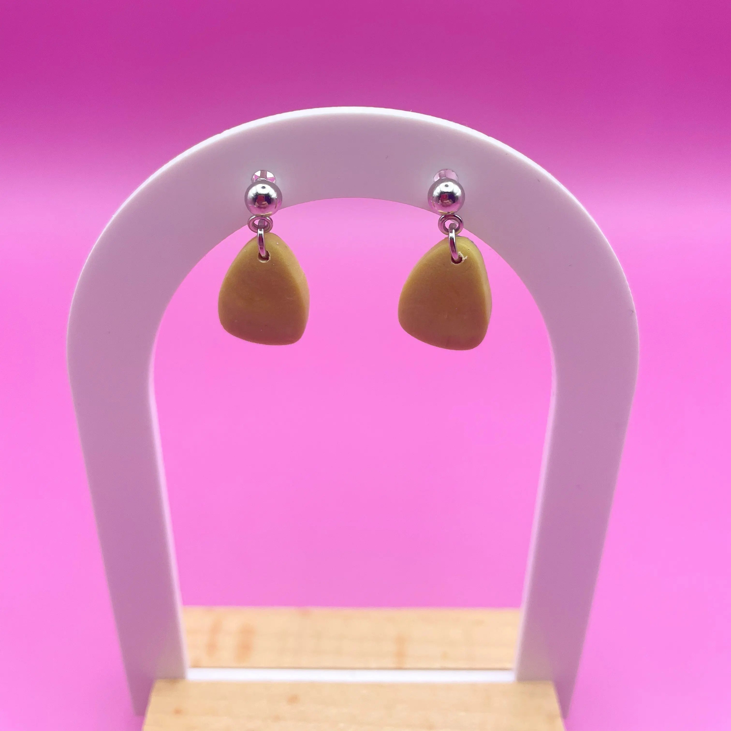 Organic forms - Limited edition oorbellen - RVS Luma Jewellery